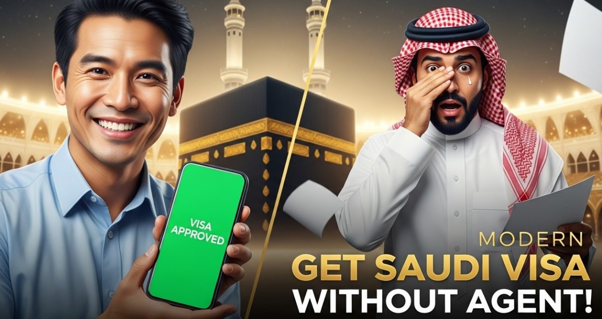 saudi visa without agnet