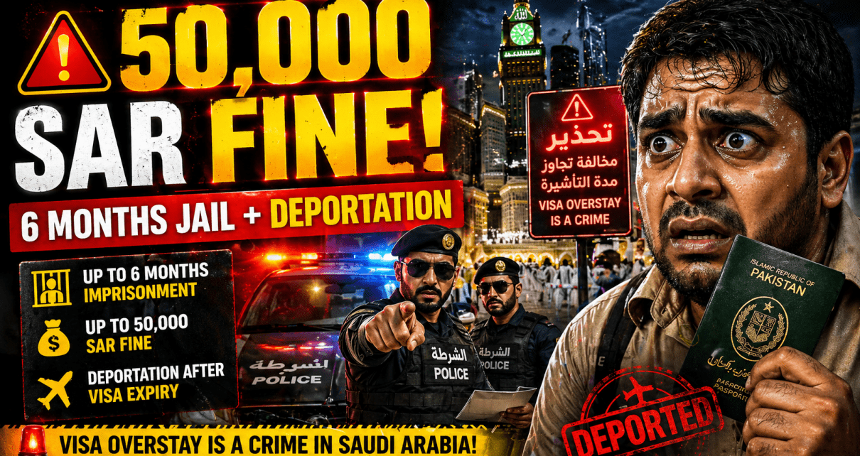 Saudi Arab New Update For Over Stay Visitors