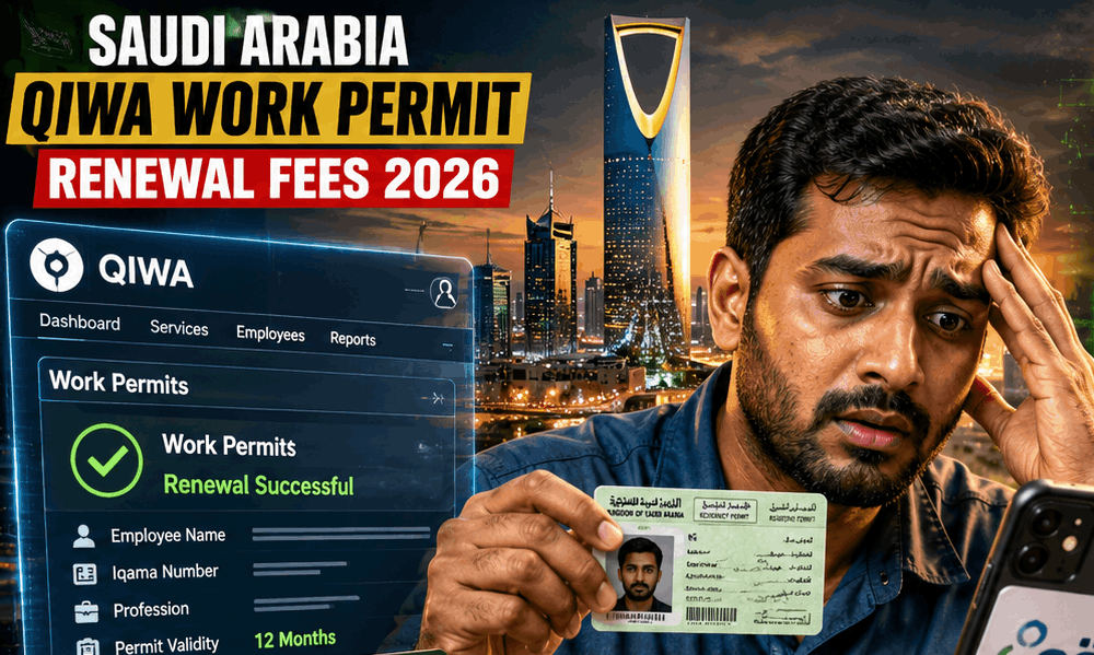 Saudi Arab Work Permit Fee For 2026 Updated